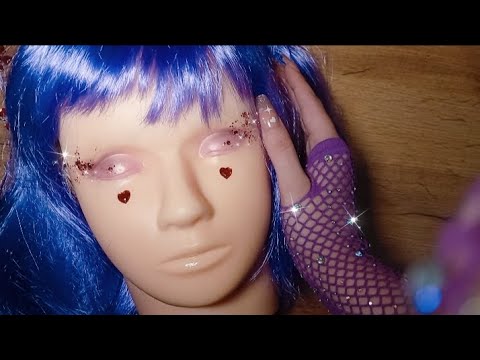 Видео: ASMR Сделаю розовый макияж перед сном💖 Расслабляющий шепот и таппинг по косметике💄АСМР💖