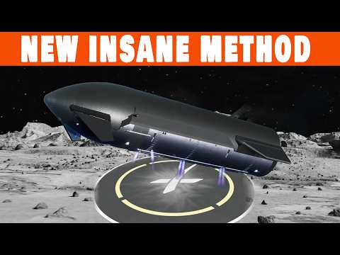 Видео: Безумный метод посадки космического корабля Илона Маска на Луну шокировал NASA: Skip Legs!