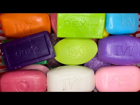 Видео: ASMR🔪Cutting dry soap 🧼Резка сухого мыла💜💚🩷🤍❤️💙