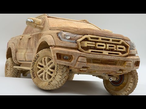 Видео: Резьба по дереву - FORD RANGER RAPTOR 2020 - Деревообработка