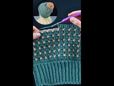 Видео: Быстрый проект вязания крючком шапки Miarti🧶