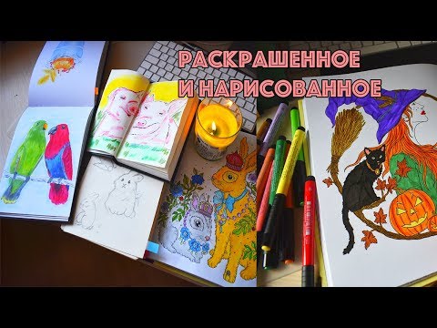 Видео: НАРИСОВАННОЕ И РАСКРАШЕННОЕ ЗА ДВА МЕСЯЦА
