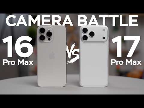Видео: ХУЖЕ?! Сравнение камер iPhone 17 Pro Max и 16 Pro Max