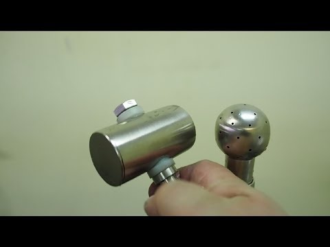 Видео: Моющая головка для мойки оборудования