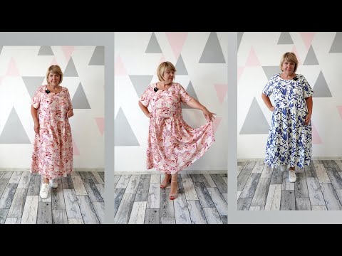 Видео: Платье которое хочется повторять снова и снова. Модное, удобное платье бохо с необычной линией талии