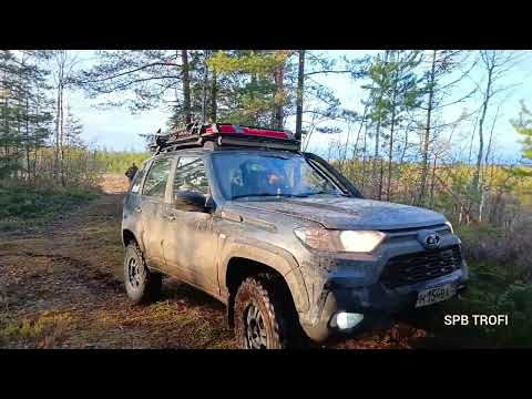 Видео: Трофи покатушка, преодоление препятствий в темноте. (30.11.24)