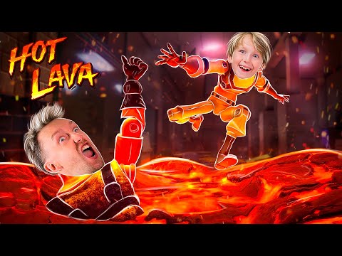 Видео: Экстремальная Пол Это Лава игра — Кто последний упадет в лаву ?