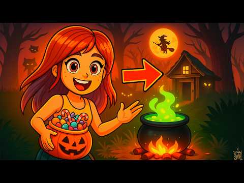 Видео: СОБИРАЕМ КОНФЕТЫ НА ВЕДЬМУ, ВАРИМ ЗЕЛЬЯ В 99 НОЧЕЙ В ЛЕСУ