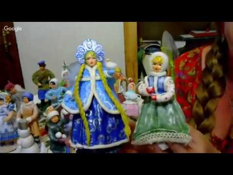 Видео: Елена Васько. панно новогодняя ночь - вата как объемный элемент