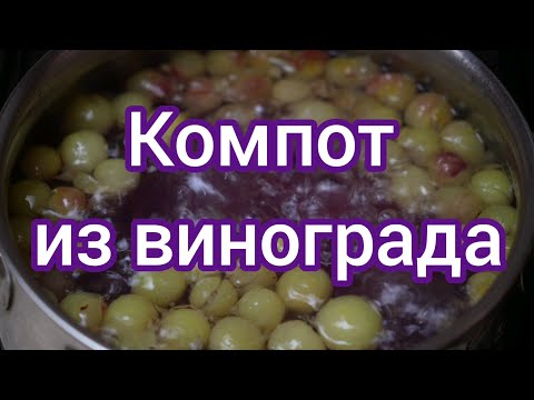 Видео: Компот из винограда