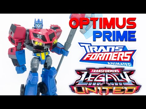 Видео: Обзор на фигурку TRANSFORMERS LEGACY UNITED ANIMATED UNIVERSE - OPTIMUS PRIME