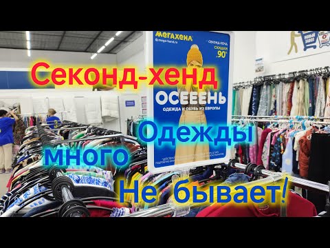 Видео: Одеваюсь в Секонд-хенд/Примерка одежды, набрала целую кучу/Одеваемся только в Мегахенд/Новый привоз!