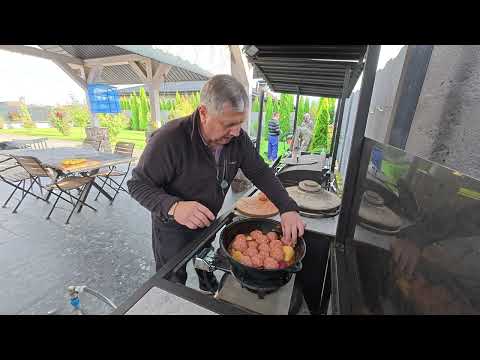 Видео: ФАРШИРОВАННЫЕ ПЕРЦЫ 🌶️  ТЕФТЕЛИ с картошкой 🥔 в казане.