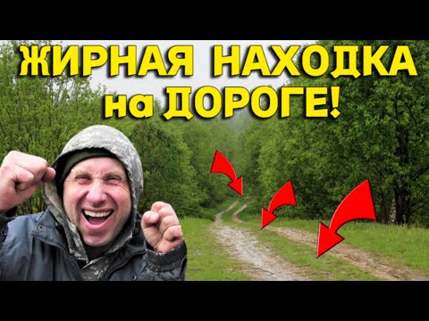 Видео: Жирная НАХОДКА на лесной ДОРОГЕ! Мы БОГАТЫ, идем к ЮВЕЛИРУ!!!