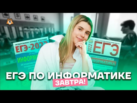 Видео: Что делать за день до ЕГЭ по информатике? | Информатика ЕГЭ 2022 | Умскул