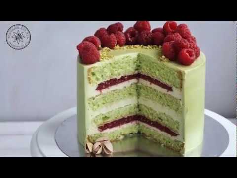 Видео: ДИЕТИЧЕСКИЙ ТОРТ ❗ Бисквитный пп-торт Малина+Фисташка #cardamonclubfit