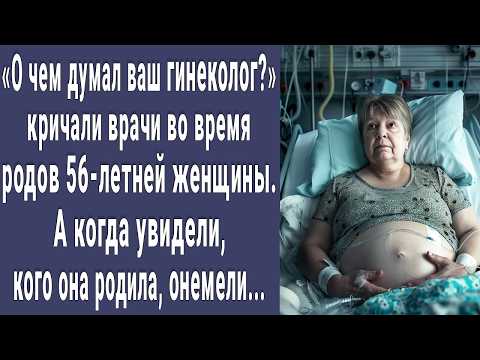 Видео: Не может быть! кричали врачи во время родов 56-летней женщины. А увидев, кого она родила, онемели...