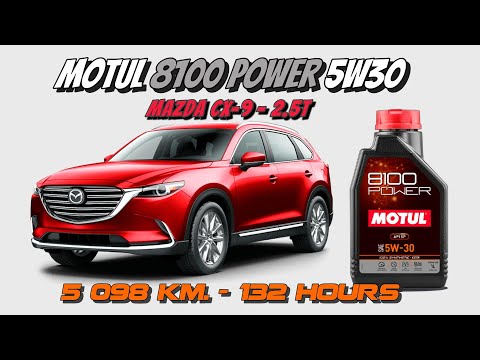 Видео: Motul 8100 Power 5w30 (отработка из Mazda CX-9 - 5 098 км. 132 моточаса).