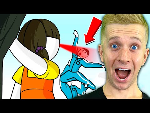 Видео: РЖУ не МОГУ! РЕАКЦИЯ на ИГРЫ в КАЛЬМАРА АНИМАЦИЯ!