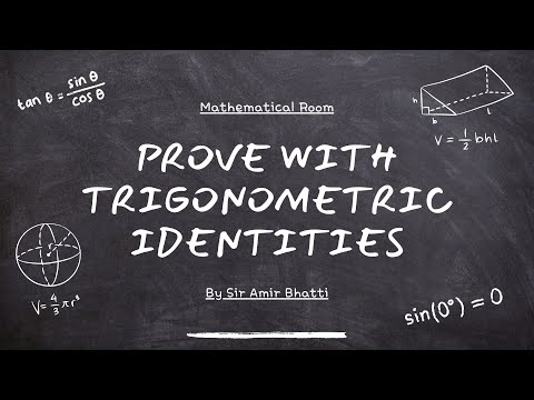 Видео: Доказать с помощью тригонометрических тождеств