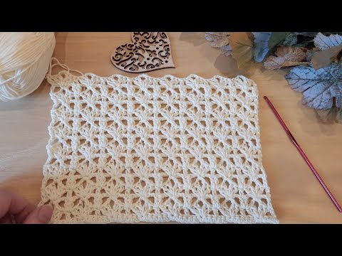 Видео: Замечательный, ажурный узор крючком. Вязать просто❗для начинающих. (N 72).