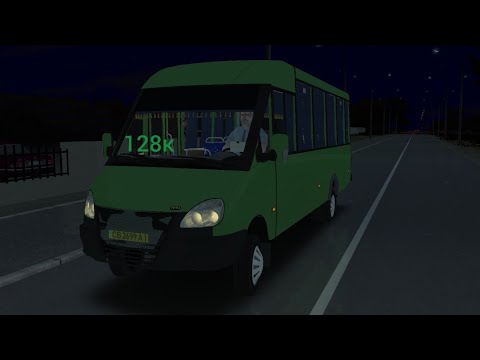 Видео: Маршрут 128к, обратный рейс (сад Якорь - Автостанция 2), Рута 25 - Omsi 2 #34