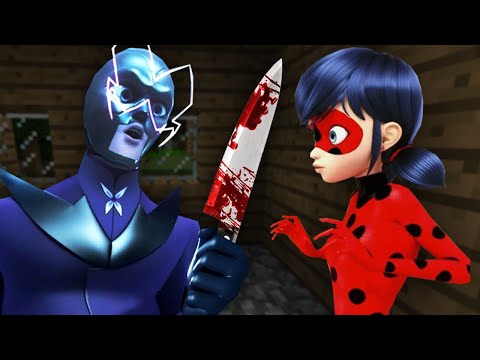 Видео: БРАЖНИК МОНСТР УБИЛ ЛЕДИ БАГ В МАЙНКРАФТ ЛЕДИ БАГ И СУПЕР КОТ MINECRAFT