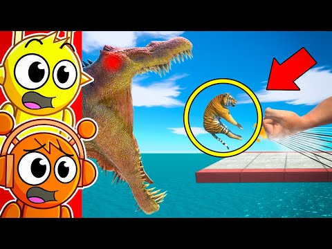 Видео: Реакция на НОВЫЙ симулятор битв Animal Revolt В БОЙ!