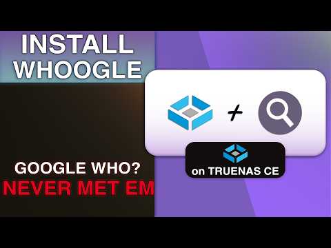 Видео: Установка Whoogle на TrueNAS Community Edition 2025