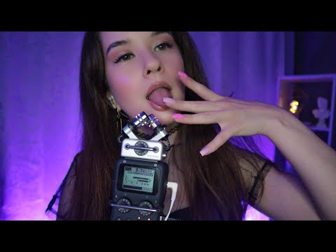 Видео: ASMR Гипнотические близкие ЗВУКИ РТА и Движения рук Mouth sounds & Hand movements АСМР Zoom5