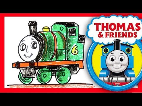 Видео: Как нарисовать Паровозик ТОМАС и друзья ПЕРСИ / урок рисования для детей