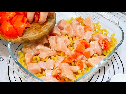 Видео: МАКАРОНЫ с КУРИЦЕЙ готовлю за 10 минут Только Так! ПРОСТО нарежь ВСЕ ИНГРЕДИЕНТЫ и отправь в ДУХОВКУ