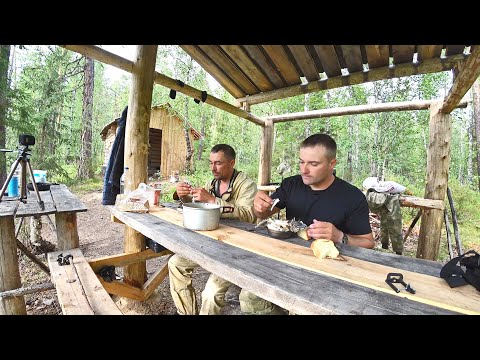 Видео: ВЫЕЗД НА ИЗБУ. РЫБАЛКА НА ТАЁЖНОЙ РЕЧКЕ. УХА ИЗ СВЕЖЕЙ РЫБЫ. ПРИЕХАЛ В ГОСТИ К ВАСИЛЬЕВИЧУ.