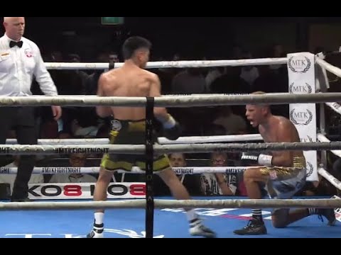 Видео: Чемпион WBO из Казахстана встал после нокдауна и нокаутировал «Питбуля» в Лондоне