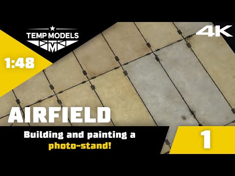 Видео: Temp Models Дополнения для диорамы #1: Аэродромное поле из 3D-печатных ПАГ-14 |Покраска и Везеринг!