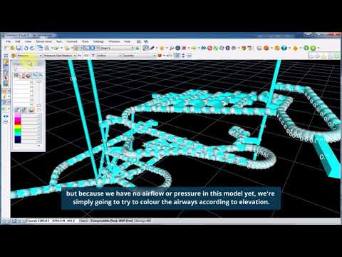 Видео: Моделирование подземной вентиляции с VentSim Visual Design