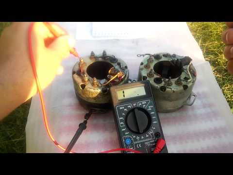 Видео: Генератор Г427.Найдена причина высокого напряжения и перегорания лампочек.