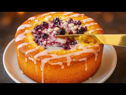 Видео: Кремовый торт с 1 лимоном 🍋! тает во рту! Просто и очень вкусно!