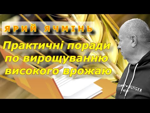 Видео: Ярий ячмінь. Практичні поради по вирощуванню високого врожаю.