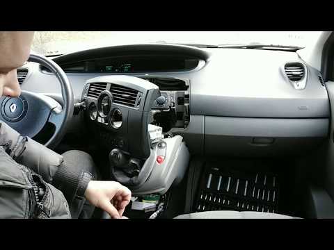 Видео: Разборка панели климата, замена лампочки подсветки панели Сценик, Меган, Лагуна