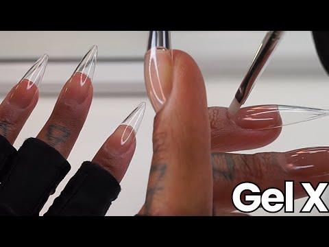 Видео: Как продлить стойкость геля Gel X на 3 и более недель | Без сверления | Без наложения слоев | Про...