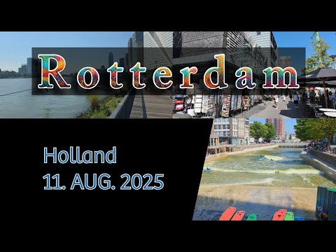 Видео: Роттердам, Нидерланды 🇳🇱 | Пешеходная экскурсия в 4K (Рынок Markthal, Кубические дома, Мост Эразма)