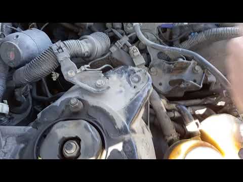 Видео: Замена верхней подушки двигателя Camry xv30 3L 1mzfe