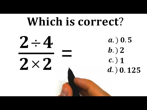 Видео: Изучите основы математики — какой ответ правильный?