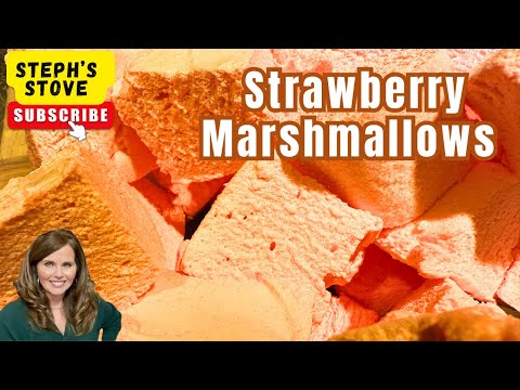 Видео: Домашний клубничный зефир (без кукурузного сиропа): простой, воздушный, клубничный шедевр — Steph...