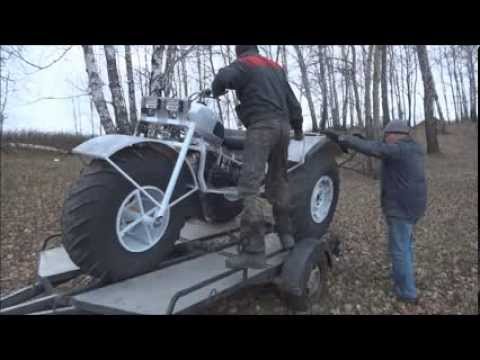 Видео: Полноприводный мотовездеход "Cоболь трайк" 3х3