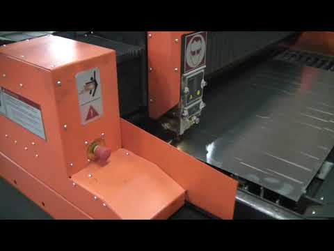 Видео: Станок Юнимаш "мастер" 2кВт,резка воздухом алюминия 1мм