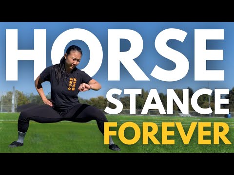 Видео: тренировочный видеоблог: стойка лошади, пока не отомрут ноги
