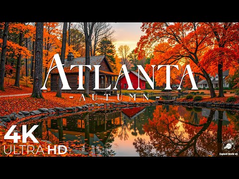 Видео: 🍁Atlanta Fall 4K UHD – Волшебство осени в столице Джорджии🌇