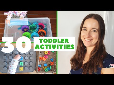 Видео: 30 занятий для малышей дома | Как занять ребёнка 2-3 лет | LOVE HAPPY ALI